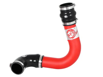 afe bladerunner 2.5in red intercooler tube cold side 13-18 ford focus st 2.0l (t) 46-20189-r - image