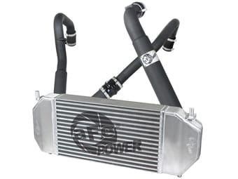 afe bladerunner intercooler with tubes 15-17 ford f-150 v6 2.7 (tt) 46-20202-b - image