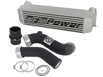 afe bladerunner gt series intercooler kit w/ tubes black 12-15 bmw m235/335i (f22/23/30) l6-3.0l (t) n55 46-20233-b - image