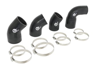 afe bladerunner intercooler couplings & clamps kit and afe tube 15-21 ford mustang ecoboost l4-2.3l 46-20250as - image