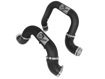 afe bladerunner black intercooler tubes combo 16-21 gm colorado/canyon i4-2.8l (td) 46-20264-b - image