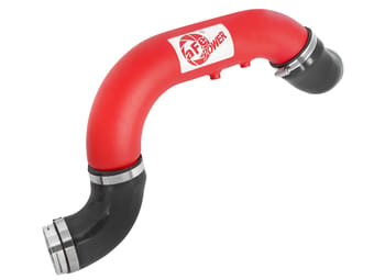 afe bladerunner 3in red ic tube cold side w/ coupling & clamp kit 16-21 gm colorado/canyon 2.8l 46-20269-r - image