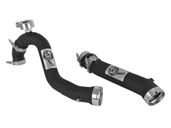 afe bladerunner 3in alum hot and cold intercooler tube kit 19-21 ford ranger 2.3l (t) 46-20384-b - image