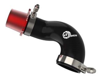 afe 15-21 audi/vw a3/s3/gti/golf turbocharger inlet pipe - red 46-20417-r - image