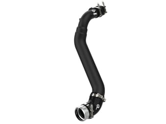 afe bladerunner intercooler cold charge pipe black 3.5-2.75in 21 ford f-150 v6-2.7l (tt) 46-20479-b - image