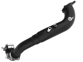 afe 17-22 bmw 540i (g30/g31/g38) b58 l6 3.0l (t) bladerunner 3in aluminum hot charge pipe - black 46-20548-b - image