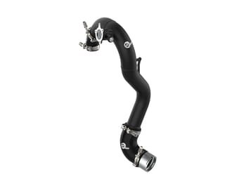 afe power 21-22 ford bronco l4-2.3l (t) bladerunner 3 in aluminum hot charge pipe black 46-20578-b - image