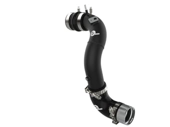 afe power 21-22 ford bronco l4-2.3l (t) bladerunner 3in aluminum cold charge pipe black 46-20579-b - image