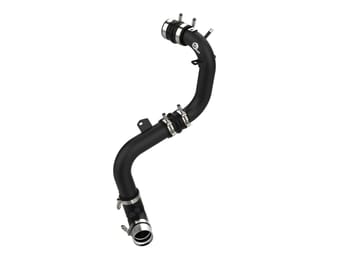 afe 21-22 ford bronco v6-2.7ltt bladerunner 2.75in alum cold charge pipe - black 46-20589-b - image