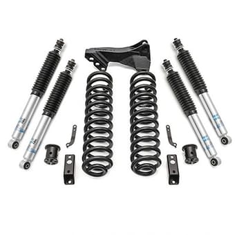 readylift 2.5" coil spring front lift kit w/ bilstein front & rear shocks 2017-2021 ford f-250/f-350 super duty diesel 4wd 46-2724 - image