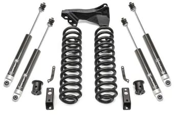 readylift 2.5" coil spring front lift kit w/falcon 1.1 monotube shocks front/rear - ford super duty diesel 4wd 2011-2016 46-27290 - image