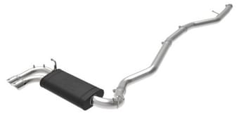 afe machforce xp 3in - 2.5in cat-back exhaust w/ polished tips 14-16 bmw 228i (f22/23) l4-2.0l turbo 46-36345-p - image