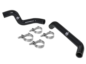 afe bladerunner radiator hose kit w/ black hoses 07-11 jeep wrangler (jk) v6 3.8l 46-50004-b - image