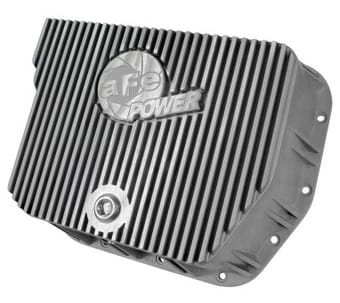afe power cover trans pan machined trans pan 2006 dodge ram 5.9l cummins 46-70050 - image