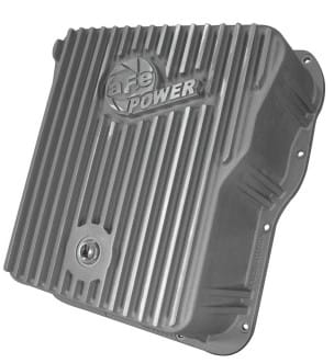 afe transmission pan cover (raw); gm diesel trucks 01-14 v8-6.6l (td) 46-70070 - image