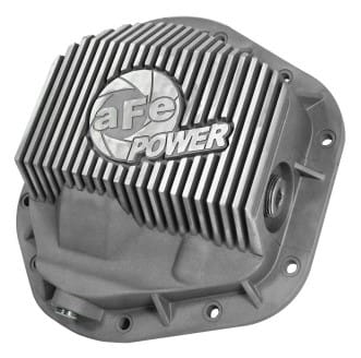 afe front differential cover (raw; street series); ford diesel trucks 94.5-14 v8-7.3/6.0/6.4/6.7l 46-70080 - image
