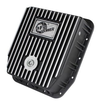 afe transmission pan (black); ford trucks 94-08 aode 46-70222 - image