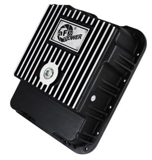 afe transmission pan (black w/ machined fins) gm trucks 99-16 (4l60-e/4l60e/4l65e/4l70e/4l75e) 46-70242 - image