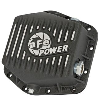 afe power rear differential cover (machined black) 15-17 gm colorado/canyon 12 bolt axles 46-70302 - image