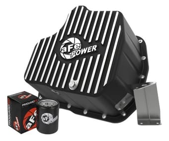 afe pro series deep engine oil pan 01-10 gm duramax v8-6.6l (td) 46-70332 - image