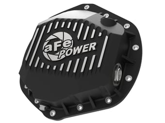 afe power cover diff rear machined gm diesel trucks 01-19 v8-6.6l / gm gas trucks 01-19 v8-8.1l/6.0l 46-71060b - image