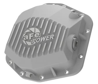 afe street series rear differential cover raw 2018+ jeep wrangler (jl) v6 3.6l (dana m220) 46-71000a - image