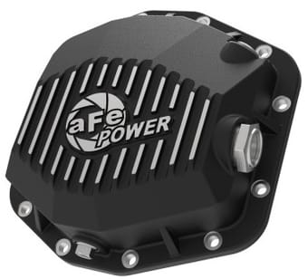 afe pro series rear differential cover black 2018+ jeep wrangler (jl) v6 3.6l (dana m220) 46-71000b - image