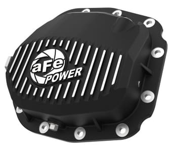 afe pro series rear differential cover black w/ fins 15-19 ford f-150 (w/ super 8.8 rear axles) 46-71180b - image