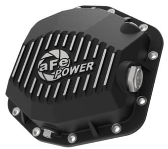 afe power 2021 ford bronco w/ dana m220 differential cover black street series w/ machined fins 46-71290b - image