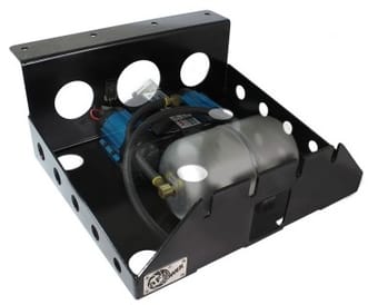 afe power cover glide guard on board compressor mount 07-14 jeep wrangler jk v6 3.6l-3.8l 46-79001 - image
