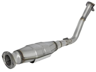 afe power 96-00 toyota 4runner l4-2.7l direct fit 409 stainless steel catalytic converter 47-46001 - image
