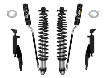 icon 2021-2023 ford bronco, rear, 1.25-3" lift, v.s. 2.5 series coilover kit, remote reservoir 48710 - image
