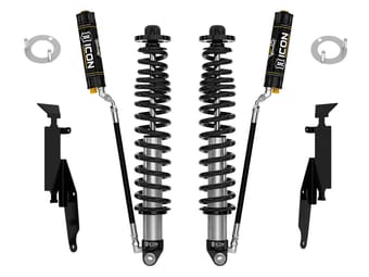 icon 2021-2023 ford bronco, rear, 1.25-3" lift, v.s. 2.5 series coilover kit, remote reservoir w/ cdcv, heavy rate spring 48711c - image