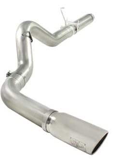 afe atlas exhaust dpf-back aluminized steel exhaust dodge diesel trucks 07.5-12 l6-6.7l polished tip 49-02016-p - image