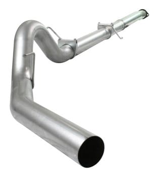 afe atlas exhaust 4in aluminized cat-back no muffler/no tip 11-13 ford f-150 ecoboost v6 3.5l (tt) 49-03041nm - image