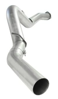 afe atlas 5in alum steel dpf-back exhaust system 2007-10 gm diesel trucks v8-6.6l (td) 49-04040 - image