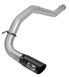 afe atlas exhaust 4in dpf-back al nissan titan xd 2016 v8-5.0l (td) 49-06113-b - image