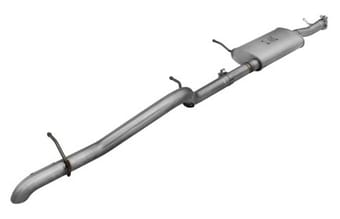 afe scorpion exhaust system, cat back aluminized hi-tuck 07-14 jeep wrangler jk unlimited v6 3.6/3.8 49-08040 - image