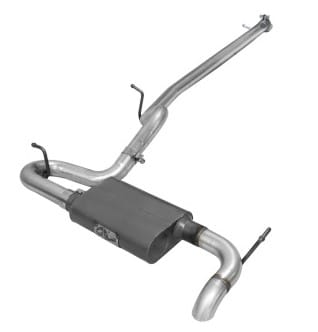 afe scorpion 2-1/2in alum steel cat-back hi-tuck 07-18 jeep wrangler (jk) v6 (fits 4 dr model only) 49-08042-1 - image