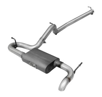 afe scorpion exhaust system cat back 2.5in aluminized hi-tuck 07-18 jeep wrangler jk v6 3.6/3.8l 49-08043 - image