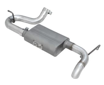 afe scorpion exhaust system axle back aluminized hi-tuck 07-17 jeep wrangler jk v6 3.6/3.8l 49-08046 - image