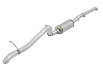 afe scorpion 2-1/2in aluminized steel cat-back exhaust 07-18 jeep wrangler (jk) v6 3.6l/3.8l (2/4dr) 49-08055 - image