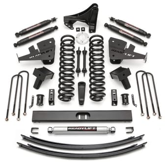 readylift 8" lift kit w/ sst3000 shocks 2017-2019 ford f-250/f-350 super duty diesel 4wd (2 piece drive shaft) 49-2781 - image