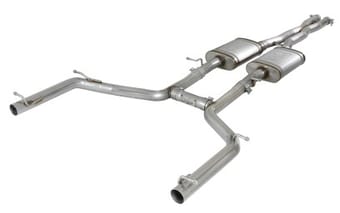 afe mach force-xp 2-1/2in 304 ss cat-back exhaust 15-19 dodge challenger v6-3.6l - raw tip 49-32067 - image