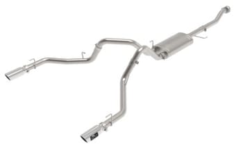 afe vulcan 3in 304 ss cat-back exhaust 2021 ford f-150 v6 2.7l/3.5l (tt)/v8 5.0l w/ polished tips 49-33127-p - image