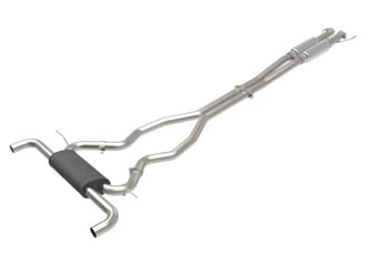 afe vulcan series 2 1/2in 304 ss cat-back 19-20 ford edge st v6 2.7l(tt) 49-33133 - image