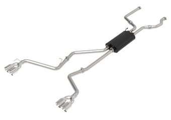 afe mach force-xp 2.5in. 304 ss c/b exhaust 20-21 ford explorer v6-3.0l - polished tip 49-33139-p - image