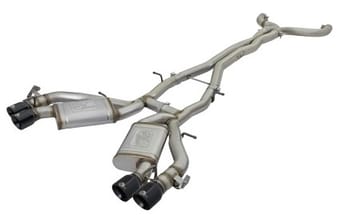 afe machforce xp 3in 304 ss cat-back dual exhaust w/ black tips 16-17 chevy camaro ss v8-6.2l 49-34069-b - image