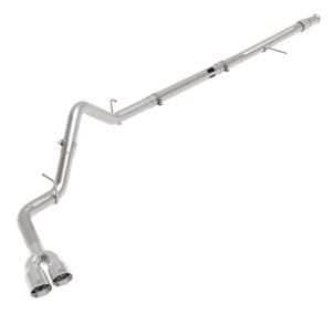afe rebel xd series 3in 304ss dpf-back 20-21 gm trucks l6-3.0l (td) lm2 - dual polished tip 49-34129-p - image