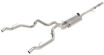 afe gemini xv 3in 304 ss cat-back exhaust w/ cutout 19-21 gm silverado/sierra 1500 v8 49-34138 - image